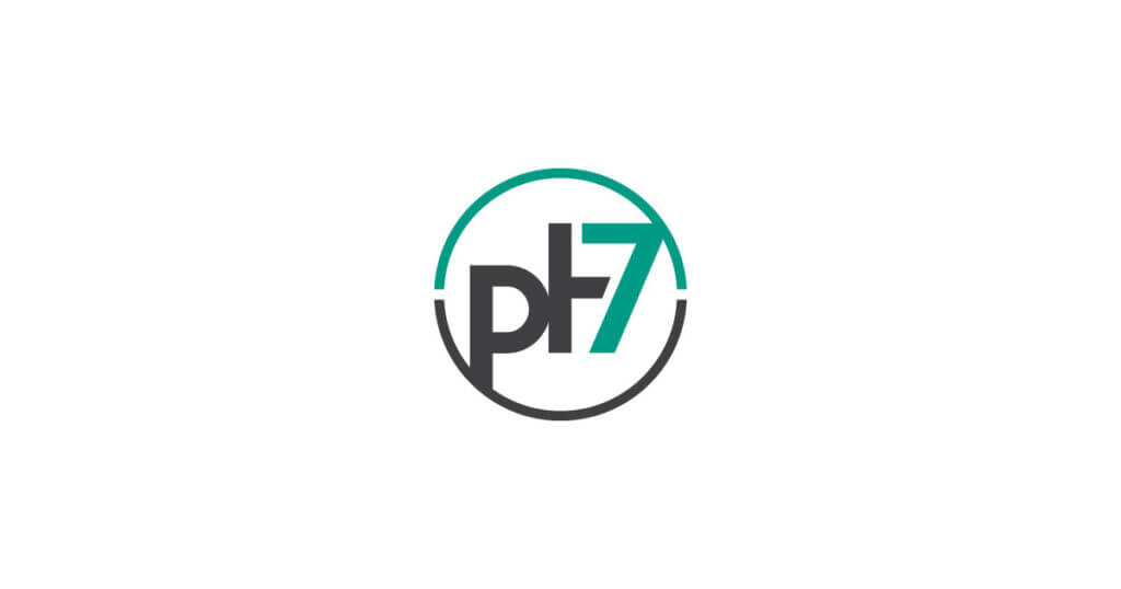 pH7 logo on a white background