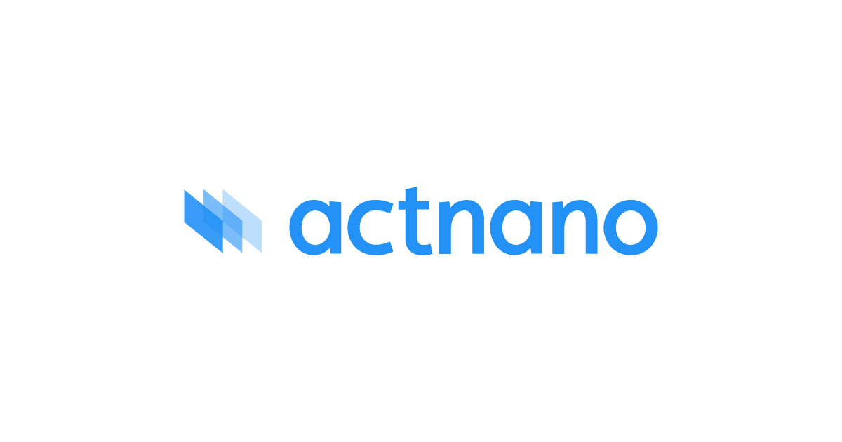 actnano logo on a white background